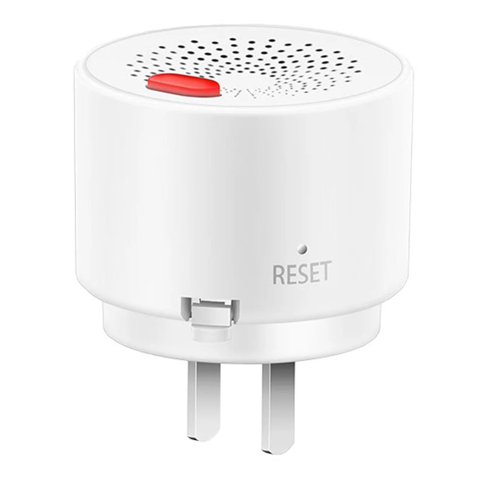 Tuya Smart WiFi + Bluetooth-compatible Dual Mode Gas Detector 70dB Natural Gas Leak Alarm - US Plug - 1