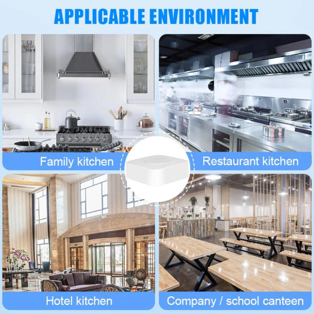 Tuya Smart Gas Alarm WiFi Combustible Natural Gas Leakage Detector Home Security Sensor - 6