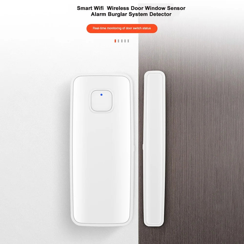 Tuya Smart Zigbee Vibration Sensor Door Magnetic Two-In-One Smart Home Vibration Sensor - 2