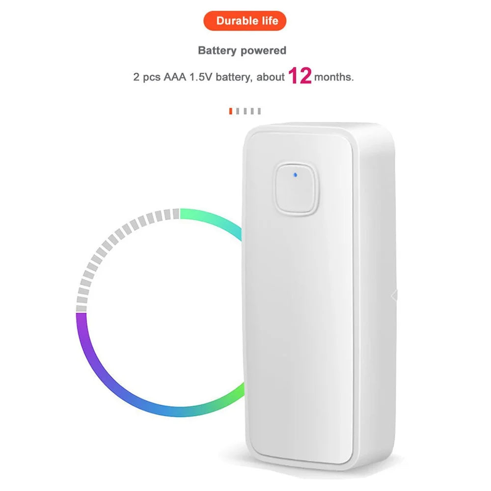 Tuya Smart Zigbee Vibration Sensor Door Magnetic Two-In-One Smart Home Vibration Sensor - 5
