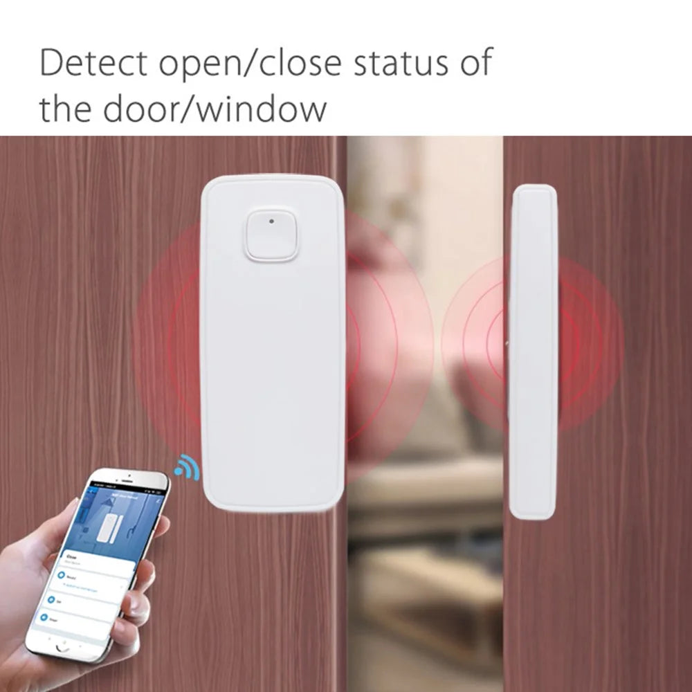 Tuya Smart Zigbee Vibration Sensor Door Magnetic Two-In-One Smart Home Vibration Sensor - 7