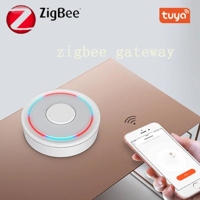 For Homekit Tuya Zigbee Gateway Hub Smart Life APP Parts Kit Voice Control WiFi Wireless Bridge - 2