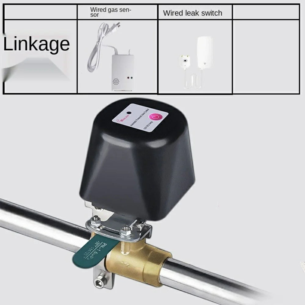 Tuya Smart Valve Controller WIFI Smart Water Gas Valve Switch Remote Wireless Control Gas Valve - 4