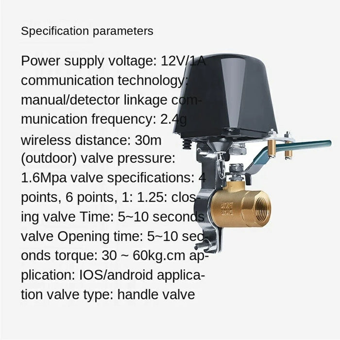 Self-Closing Valve Manipulator Manual / Sensor Linkage Water Gas Valve Switch - 3