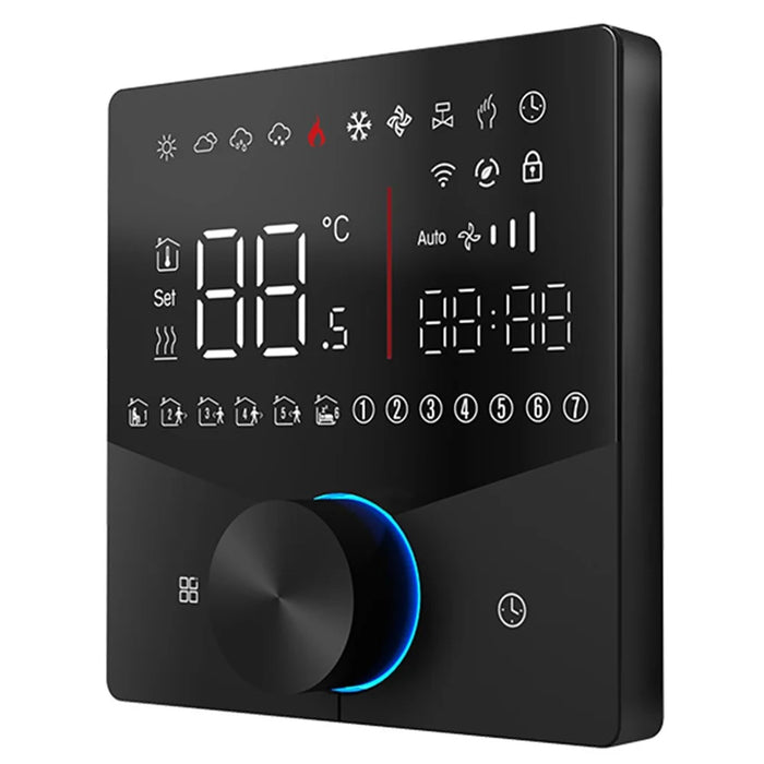 BHT-009GALW Tuya APP Control WiFi Smart Heating Thermostat LCD Display Weekly Programmable Digital Temperature Controller - Black - 1