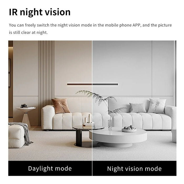 A5 Night Vision Motion Detection Camera 1080P HD 170 Degree Wide Angle Smart WiFi Camera - 5