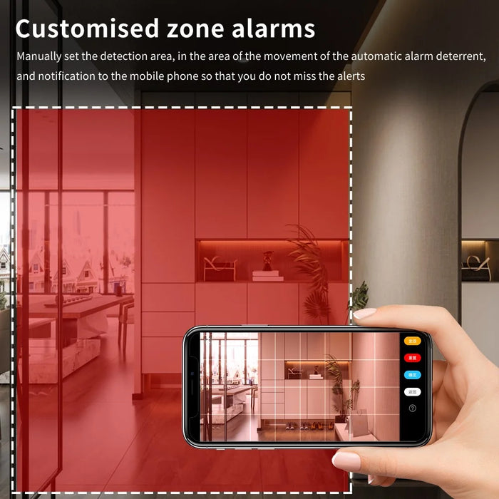 A5 Night Vision Motion Detection Camera 1080P HD 170 Degree Wide Angle Smart WiFi Camera - 7