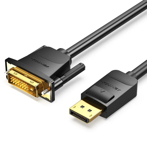 VENTION HAFBF 1m DisplayPort DP to DVI 24+1 Male to Male Cable 1080P / 60Hz Gold Plated Connector Wire - 1