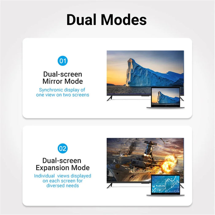 VENTION DAEBK 8m 1080P 60Hz VGA to VGA (3+6) Cable Male to Male Gold Plated Connector Wire - 5