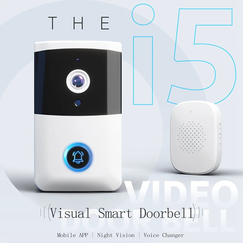i5 VGA Network Night Vision Visual Smart Doorbell Phone APP Two-Way Voice Talk Smart Door Bell - 2