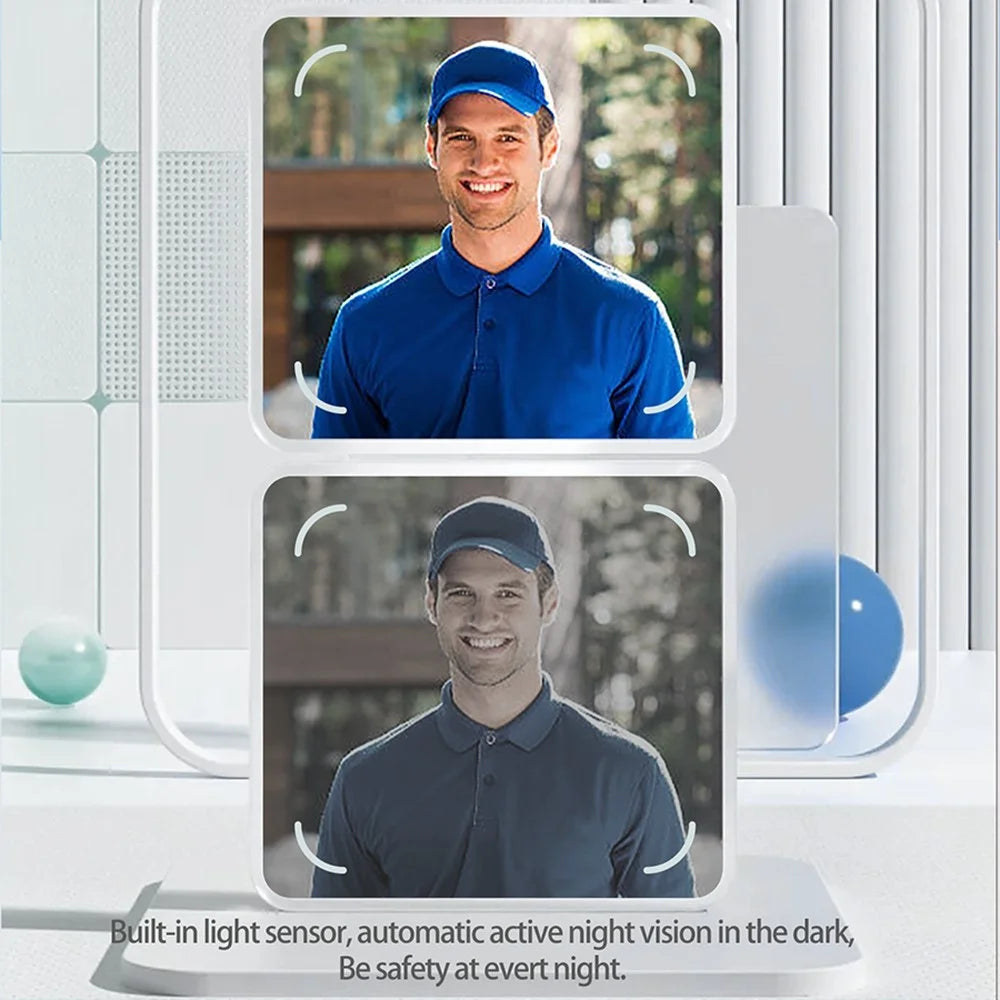 i5 VGA Network Night Vision Visual Smart Doorbell Phone APP Two-Way Voice Talk Smart Door Bell - 7