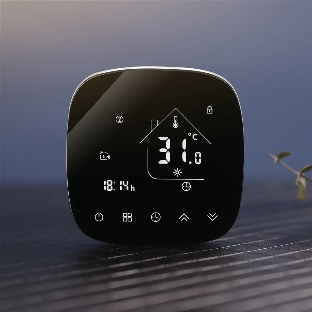 BHT-001GA Water Floor Heating Thermostat Digital Display Electric Heating Film Temperature Control Panel - 2