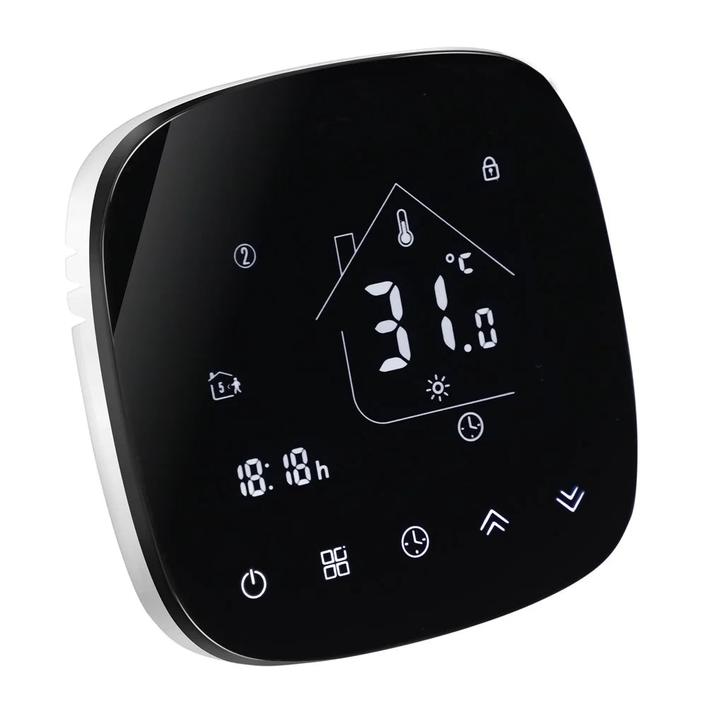 BHT-001GA Water Floor Heating Thermostat Digital Display Electric Heating Film Temperature Control Panel - 7