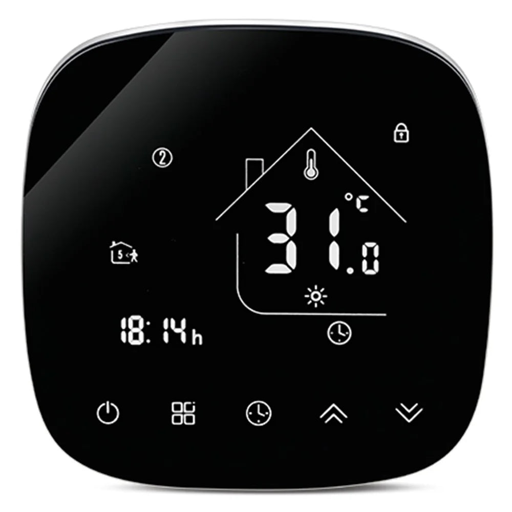 BHT-001GALW Water Floor Heating WiFi Smart Thermostat Digital Display Temperature Control Panel - 1