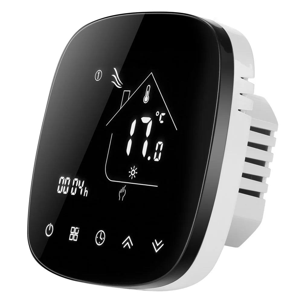 HT-001GBLW Electric Floor Heating WiFi Smart Thermostat Digital Display Temperature Control Panel - 2
