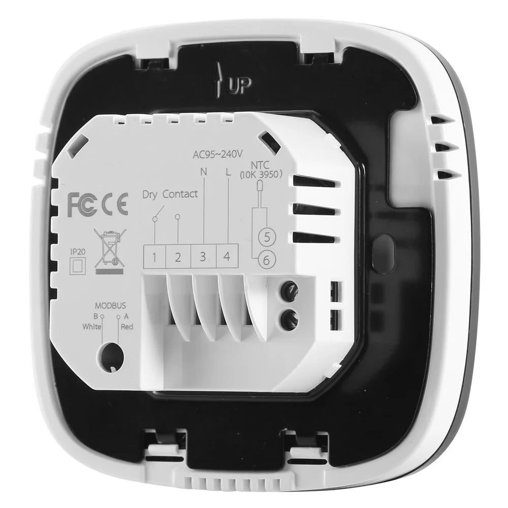 HT-001GBLW Electric Floor Heating WiFi Smart Thermostat Digital Display Temperature Control Panel - 3