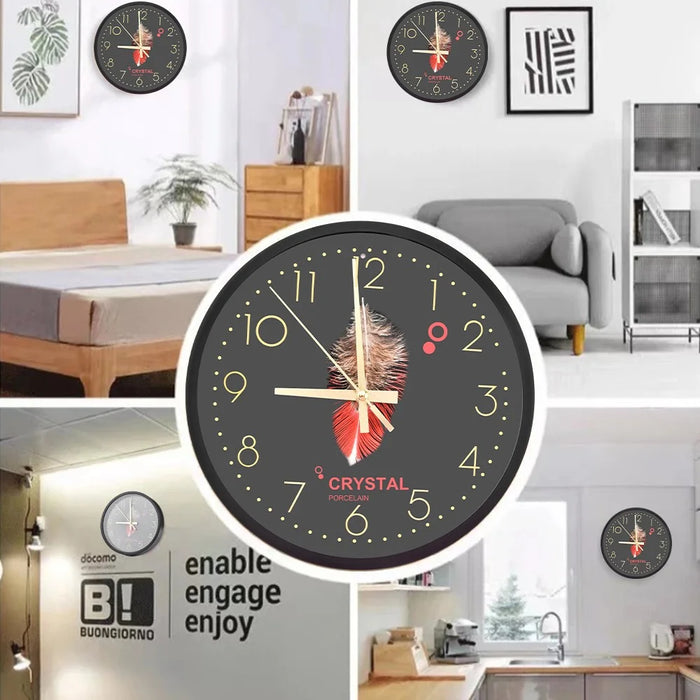 HD 1080P Multi-Functional Wall Clock WiFi Camera with Recording, Motion Detection, and Audio Recording - 5
