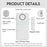 D100 130dB Door Window Alarm Wireless Magnetic Anti Theft Detector for Home Store - 7
