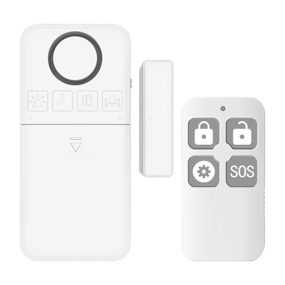 DR100 Security Alarm Remote Control Magnetic Sensor 130dB Home Anti-Theft System Wireless Protection Device - 1