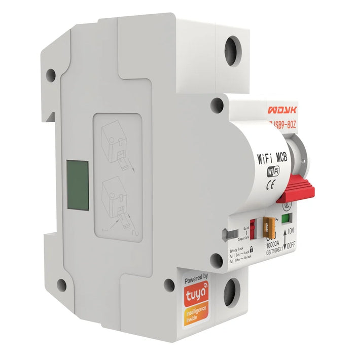1P 100A Tuya Smart Home WiFi Circuit Breaker Remote Control Cloud-Managed Intelligent Switch - 6