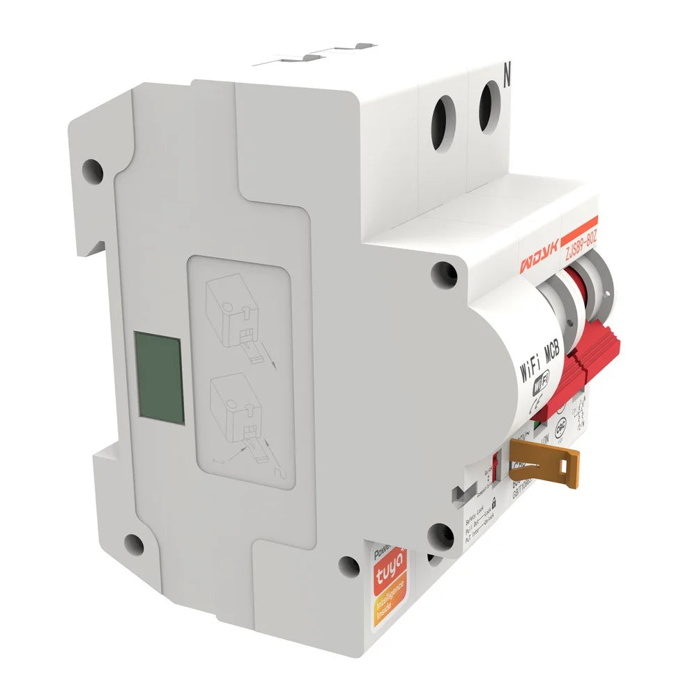 2P 100A Tuya Smart Home WiFi Circuit Breaker Remote Control Cloud-Managed Intelligent Switch - 5