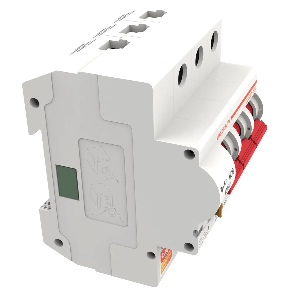 WDYK 10A - 80A 3P Tuya Smart WiFi Circuit Breaker Remote Control Intelligent Switch for Smart Home Automation - 10A - 5