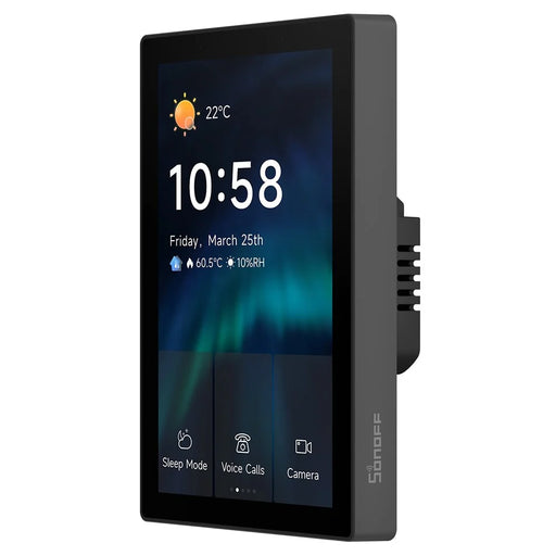 SONOFF NSPanel Pro 120 4.7 Inch Touch Screen WiFi Smart Panel with ZigBee Gateway for Home Automation - Black / US Plug - 1