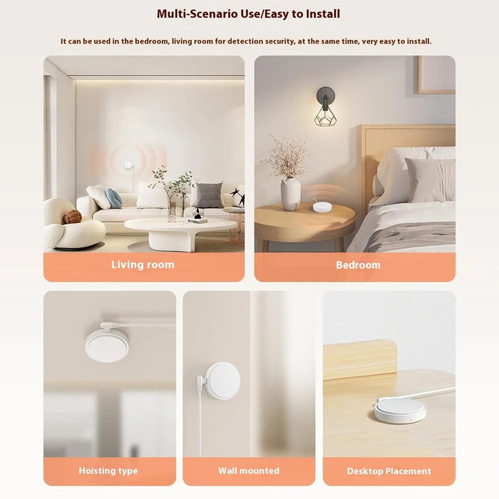 HE20 Smart WiFi Human Body Sensor 24GHz Millimeter Wave Radar Detection APP Timer Remote Control - 7