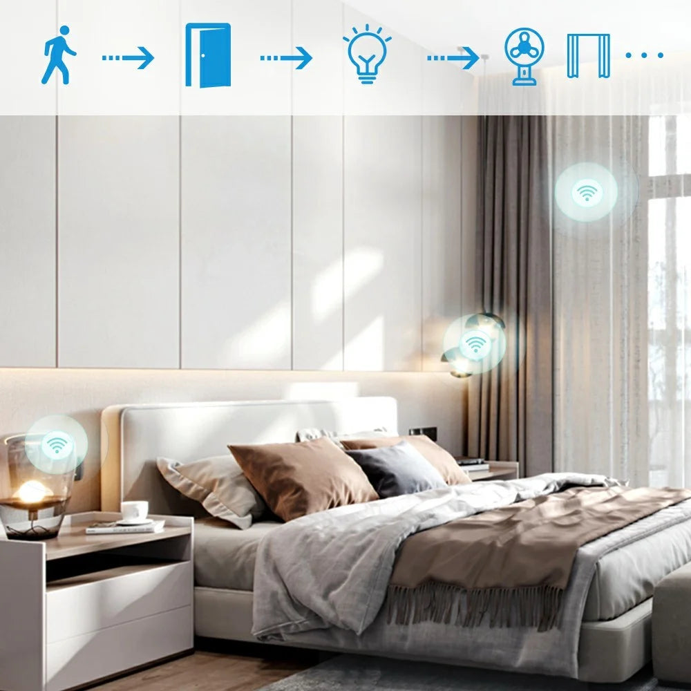 ZMS16 Zigbee Smart PIR Motion Sensor APP Remote Control Magnetic Wireless Detector ( Battery Powered ) - 7