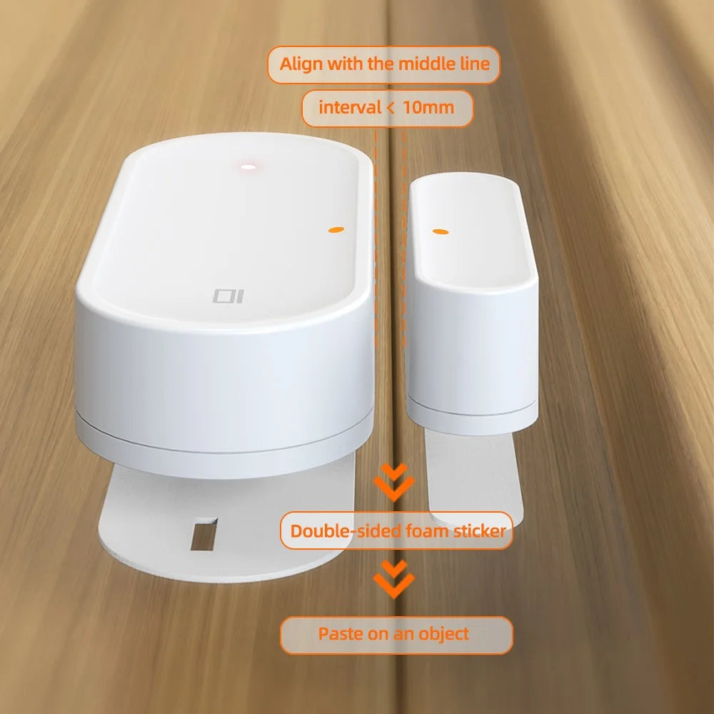 ZDS16 Smart Home Security Zigbee Door Window Magnetic Sensor APP Notification Alarm Device - 5