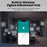 T6E Smart Home 4 Inch EU Standard Control Panel Zigbee Gateway Built-In Alexa Scene Panel - 3