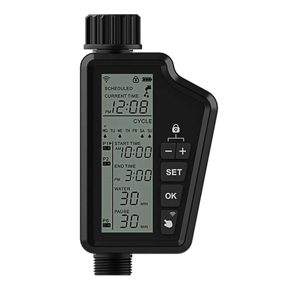 SWT60 Smart WiFi Garden Potted Plants Irrigation Timer Remote Control Automatic Watering System - EU Standard - 1