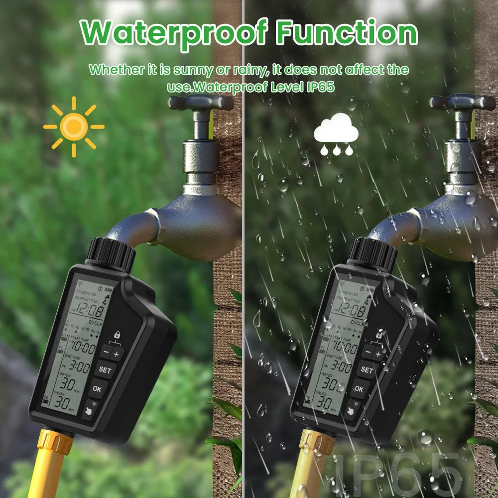 SWT60 Smart WiFi Garden Potted Plants Irrigation Timer Remote Control Automatic Watering System - EU Standard - 7