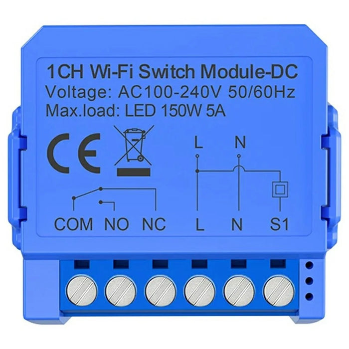 WSM16-DC-1 Channel WiFi Smart Switch Module Tuya APP Zero-Touch - WiFi-DC - 1