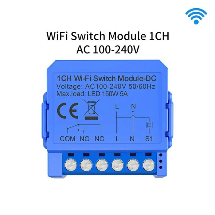 WSM16-DC-1 Channel WiFi Smart Switch Module Tuya APP Zero-Touch - WiFi-DC - 2