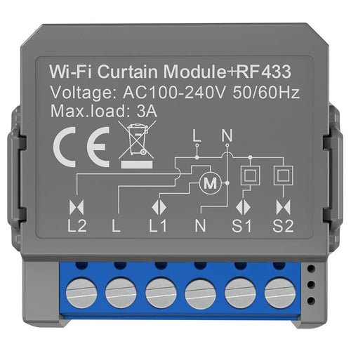 CSM16-RF-1 WiFi Curtain Switch Controller Module with RF433 Smart Blinds Control Tuya Smart Home Device - 1