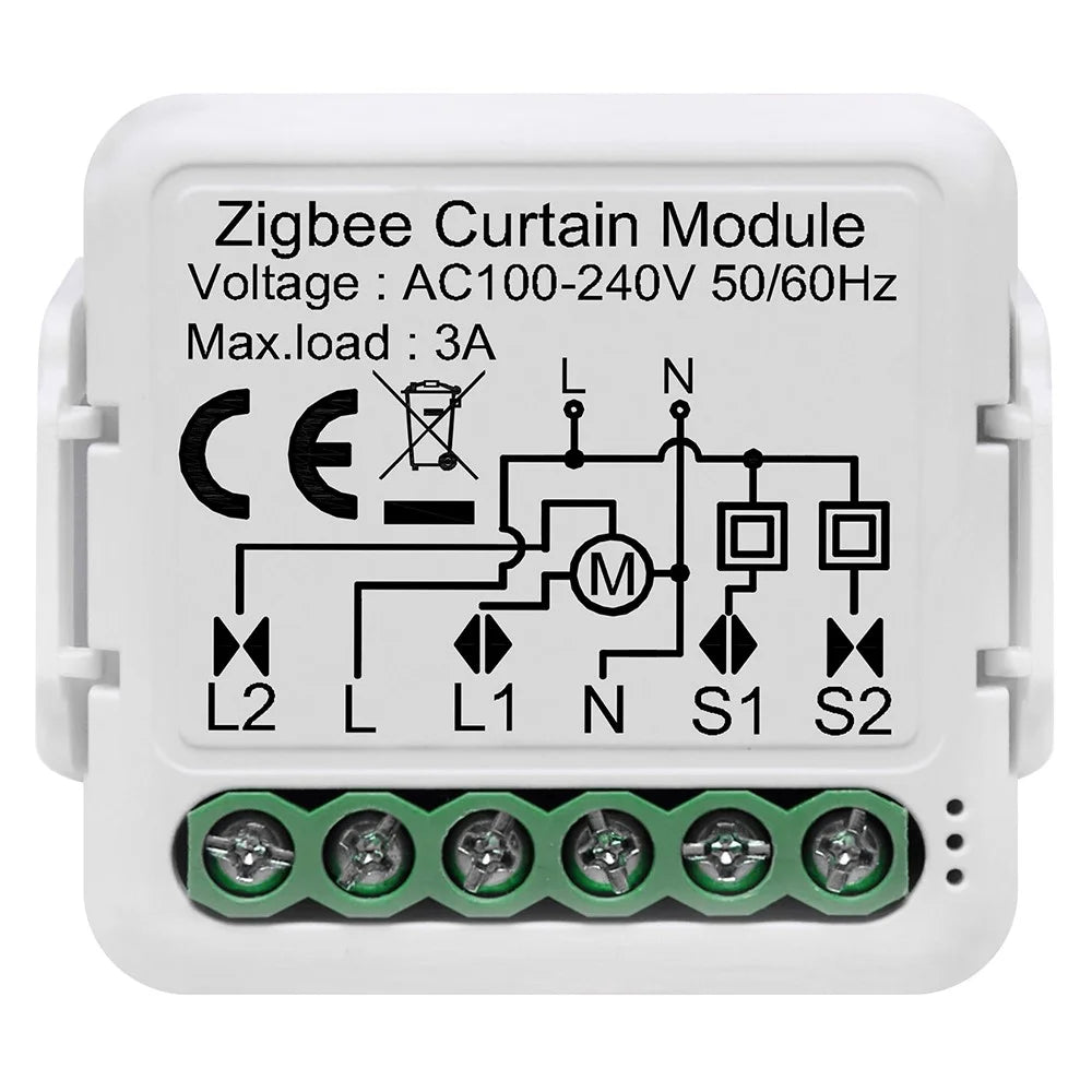 N-ZCSM01 Zigbee Curtain Controller Switch Module Smart APP Control Mini Actuator - 1