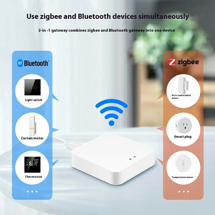 GW02 Tuya Zigbee Bluetooth-compatible Gateway Hub 2 in 1 Multi-Device Control Smart Home Remote Management - 4