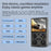 AMPOWN G350 64G Retro Handheld Game Console 3.5 Inch IPS Screen Wired Controller without TF Card - Transparent Black - 4