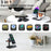 3 in 1 Magnetic Wireless Charger with WiFi 1080P Camera 15W Cell Phone Charging Stand - Black - 4