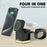 3 in 1 Wireless Charger Cell Phone Charging Stand with Night Light / HD Motion Detection Camera Built-In 64GB - Black - 3