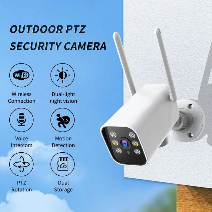 K20 1080P HD Two Way Audio WiFi Camera Night Vision Motion Tracking Home Security Cam - EU Plug - 4