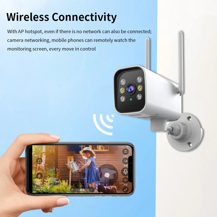 K20 1080P HD Two Way Audio WiFi Camera Night Vision Motion Tracking Home Security Cam - EU Plug - 5