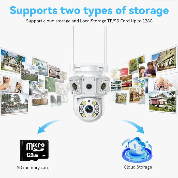 K30 1080P HD Two Way Audio Security Camera Human Detection Night Vision Pan and Tilt WiFi Camera - 6
