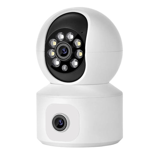 K22 Dual Lens 1080P HD Human Detection Camera Two Way Audio Home Security Night Vision WiFi Webcam - 1