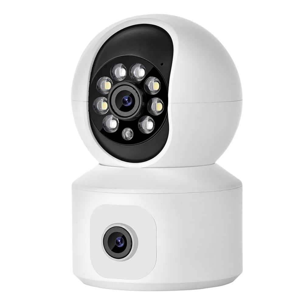 K22 Dual Lens 1080P HD Human Detection Camera Two Way Audio Home Security Night Vision WiFi Webcam - 1