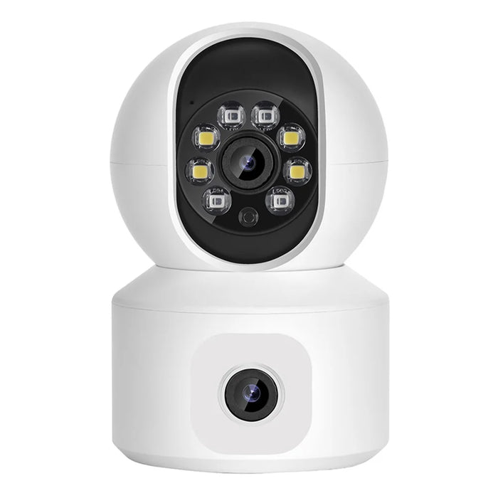 K22 Dual Lens 1080P HD Human Detection Camera Two Way Audio Home Security Night Vision WiFi Webcam - 2
