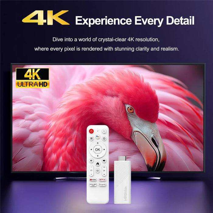 H96Max H313 2+16GB Android 14.0 TV Stick 4K Smart Streaming WiFi Bluetooth-Compatible Mini TV Dongle - 4