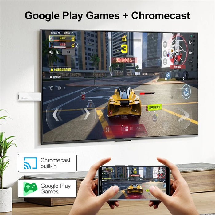 H96Max H313 2+16GB Android 14.0 TV Stick 4K Smart Streaming WiFi Bluetooth-Compatible Mini TV Dongle - 7