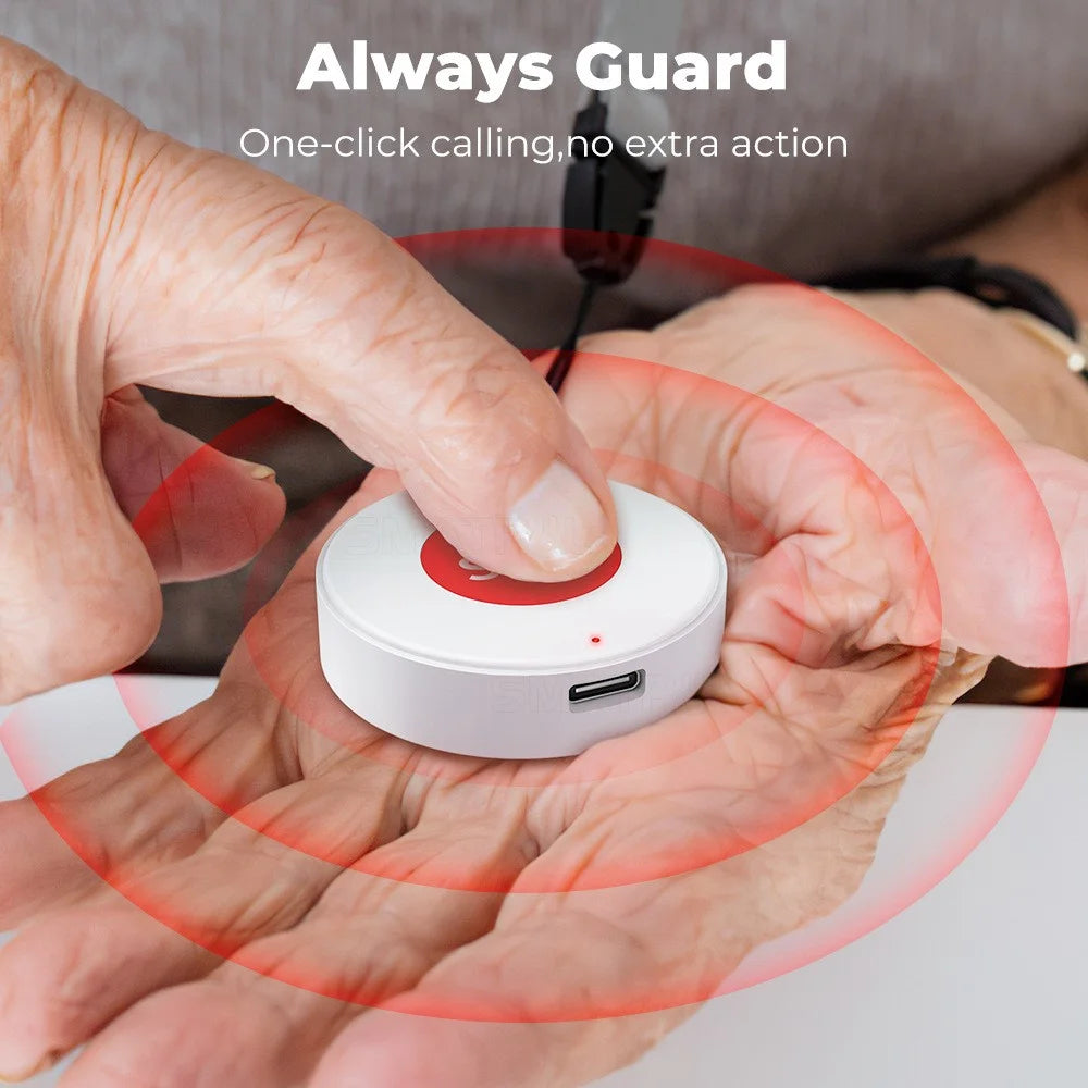 SMATRUL S0S001-WiFi SOS Button APP Remote Control Emergency Alert Tuya Smart Life Compatible - 3